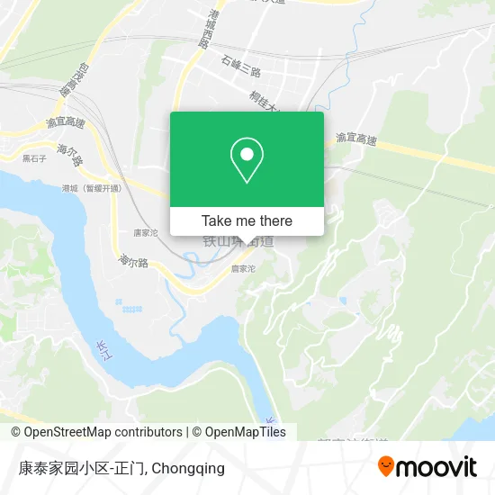 康泰家园小区-正门 map