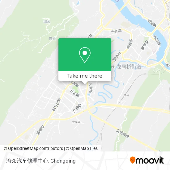渝众汽车修理中心 map