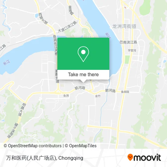 万和医药(人民广场店) map