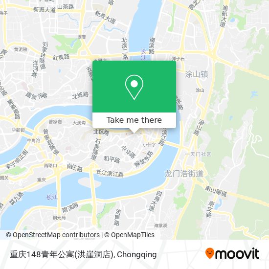 重庆148青年公寓(洪崖洞店) map