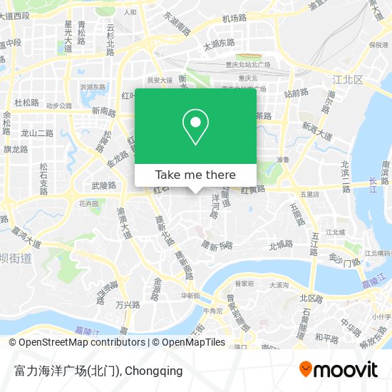 富力海洋广场(北门) map
