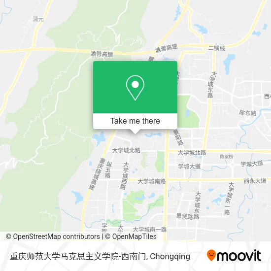 重庆师范大学马克思主义学院-西南门 map