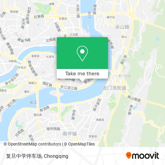复旦中学停车场 map