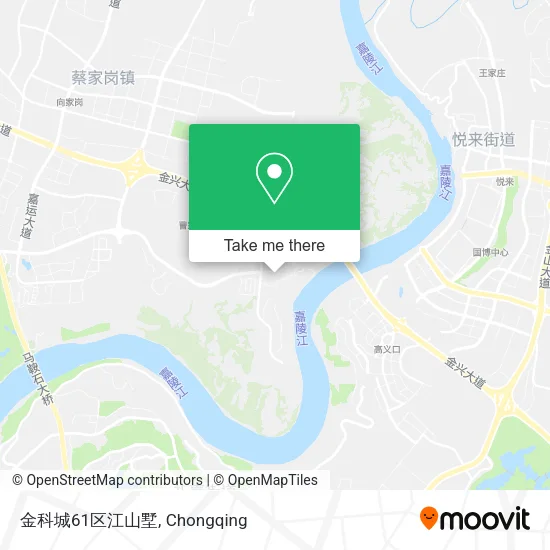 金科城61区江山墅 map