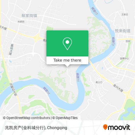兆凯房产(金科城分行) map