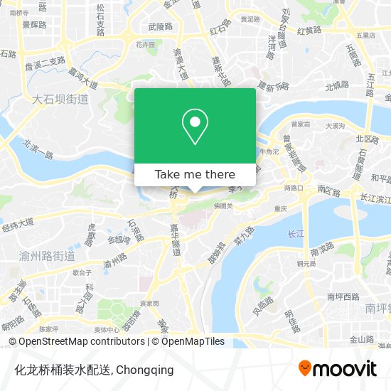 化龙桥桶装水配送 map