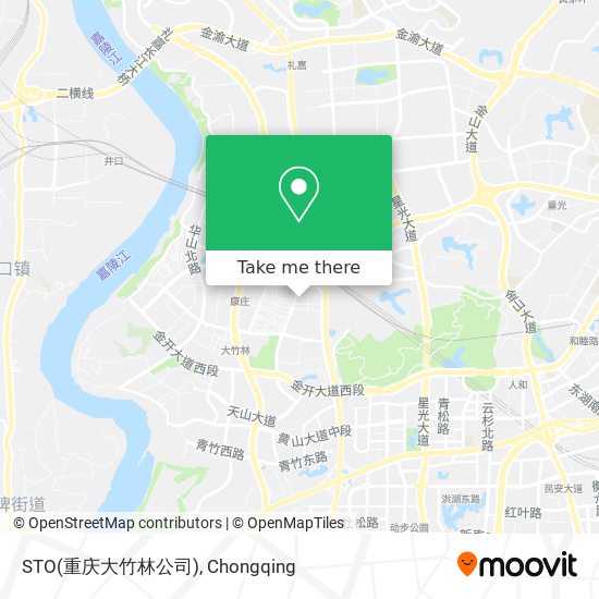 STO(重庆大竹林公司) map