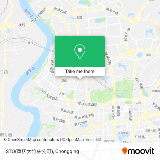 STO(重庆大竹林公司) map