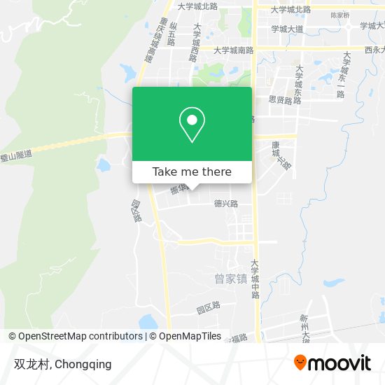 双龙村 map