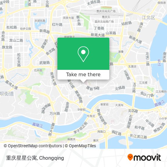 重庆星星公寓 map