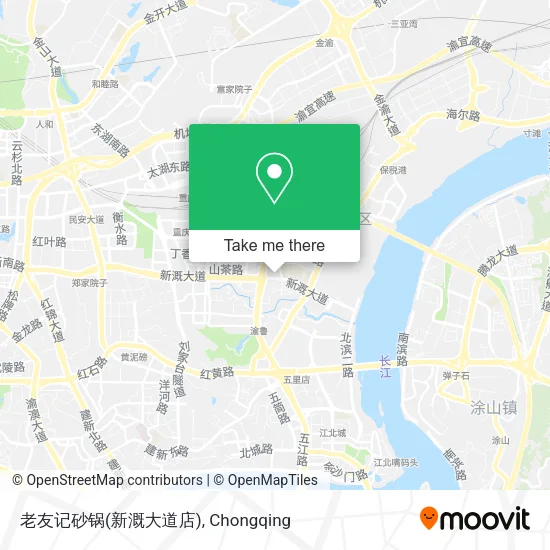 老友记砂锅(新溉大道店) map