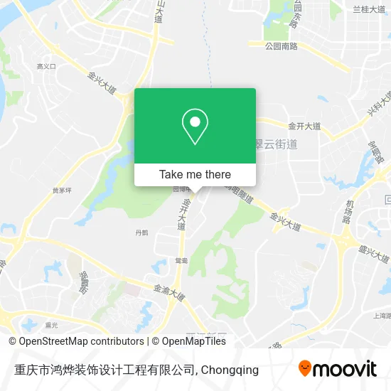 重庆市鸿烨装饰设计工程有限公司 map