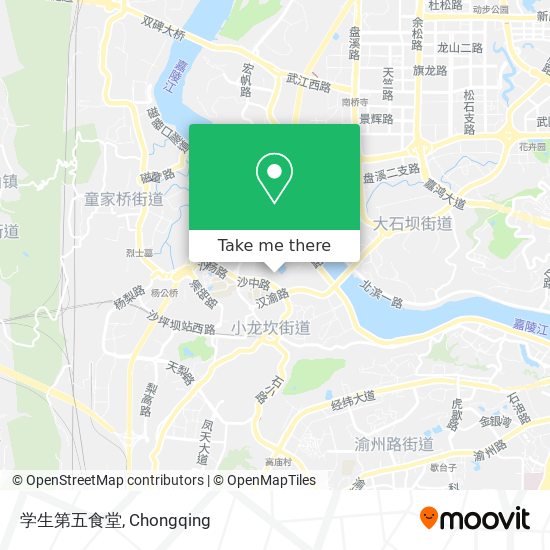 学生第五食堂 map