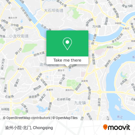 渝州小院-北门 map
