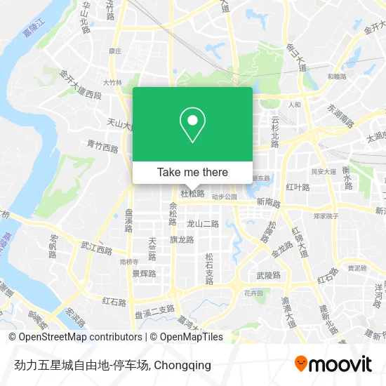 劲力五星城自由地-停车场 map