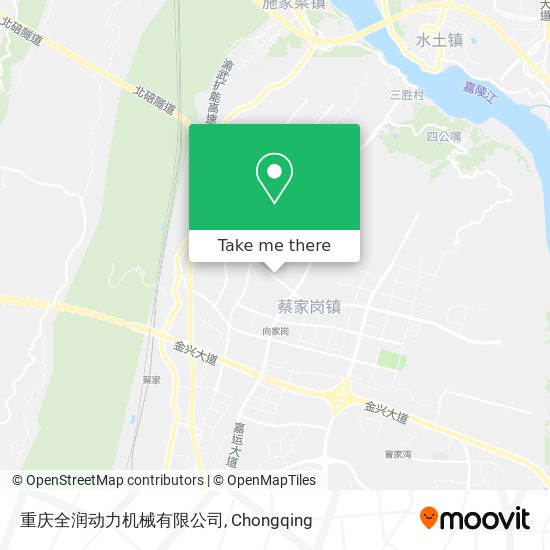 重庆全润动力机械有限公司 map
