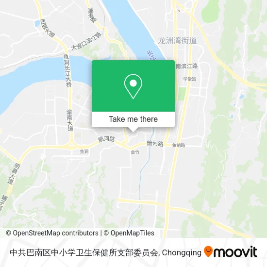中共巴南区中小学卫生保健所支部委员会 map