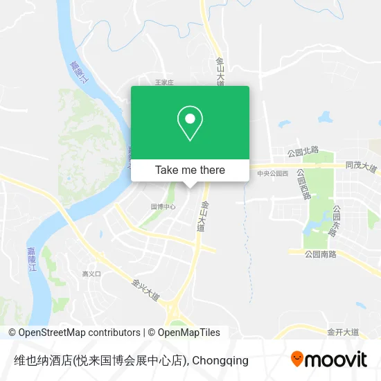 维也纳酒店(悦来国博会展中心店) map