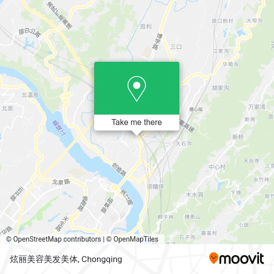 炫丽美容美发美体 map
