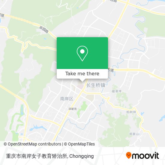 重庆市南岸女子教育矫治所 map