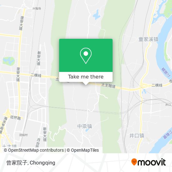 曾家院子 map