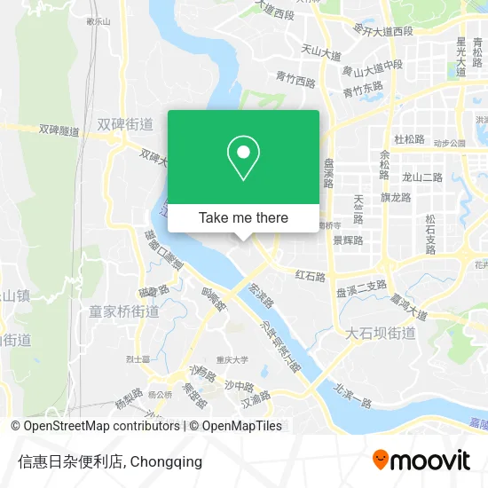 信惠日杂便利店 map