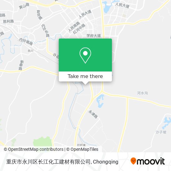 重庆市永川区长江化工建材有限公司 map