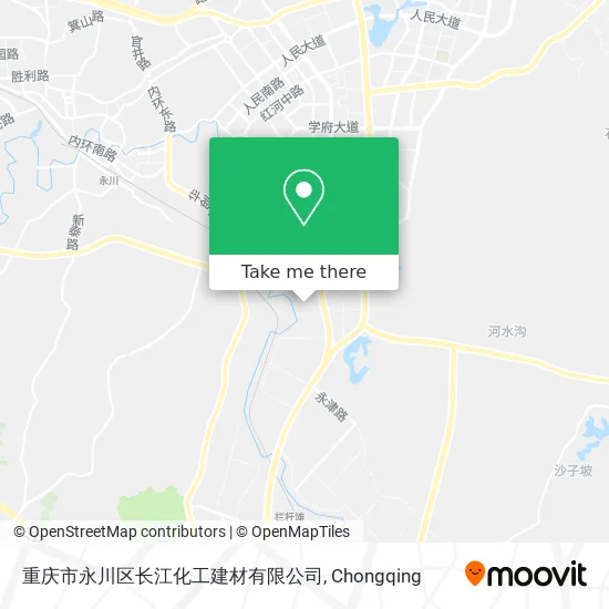 重庆市永川区长江化工建材有限公司 map