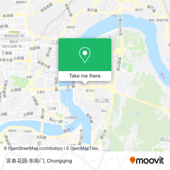 富春花园-东南门 map
