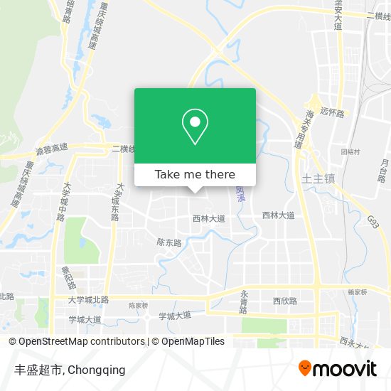 丰盛超市 map
