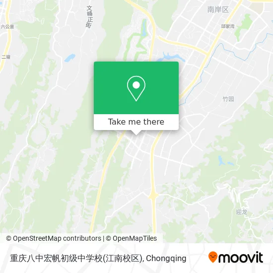 重庆八中宏帆初级中学校(江南校区) map