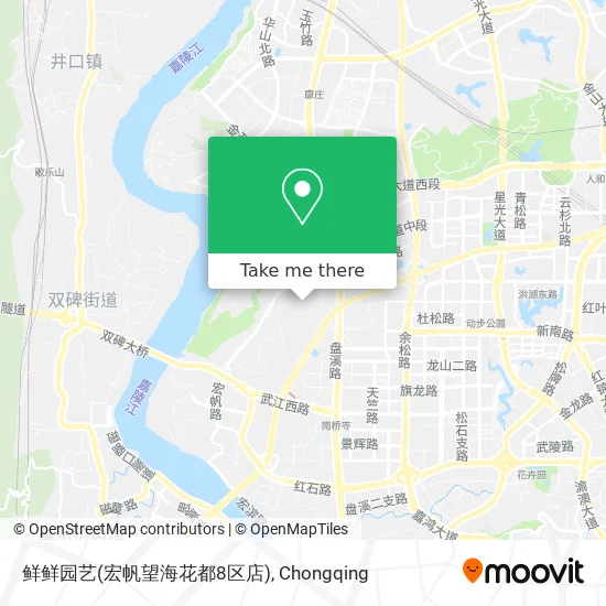 鲜鲜园艺(宏帆望海花都8区店) map