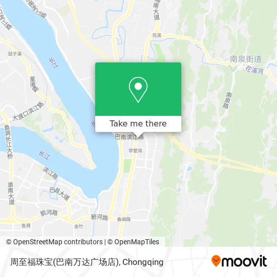 周至福珠宝(巴南万达广场店) map