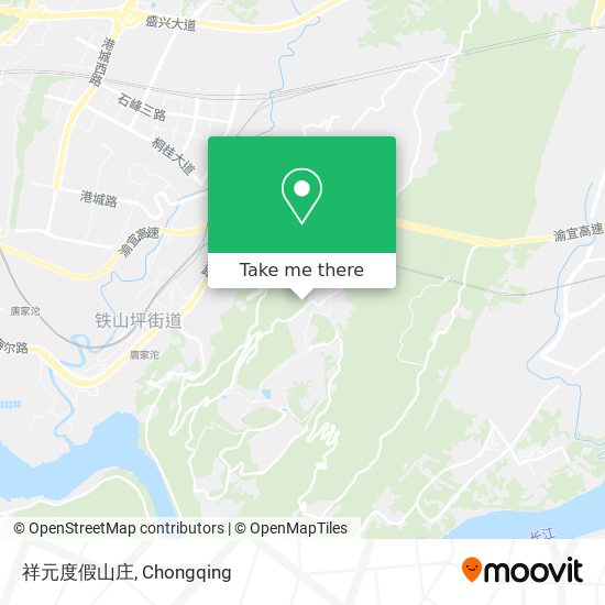 祥元度假山庄 map