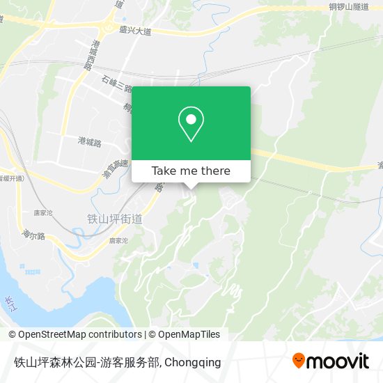 铁山坪森林公园-游客服务部 map