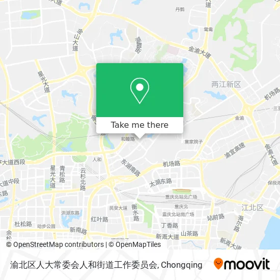 渝北区人大常委会人和街道工作委员会 map