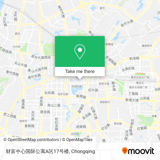 财富中心国际公寓A区17号楼 map