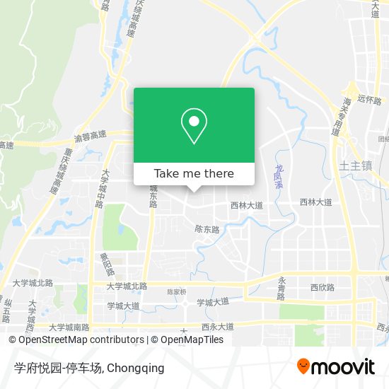 学府悦园-停车场 map