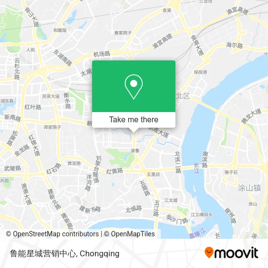 鲁能星城营销中心 map