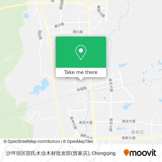 沙坪坝区邵氏木业木材批发部(曾家店) map
