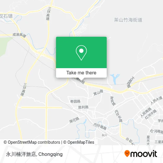 永川楠洋旅店 map