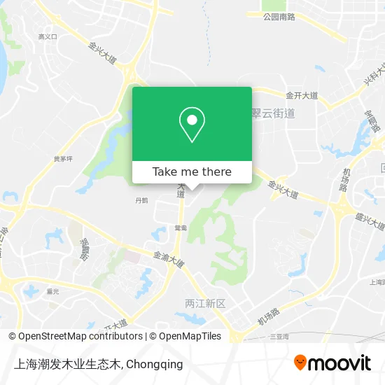 上海潮发木业生态木 map