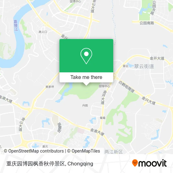 重庆园博园枫香秋停景区 map