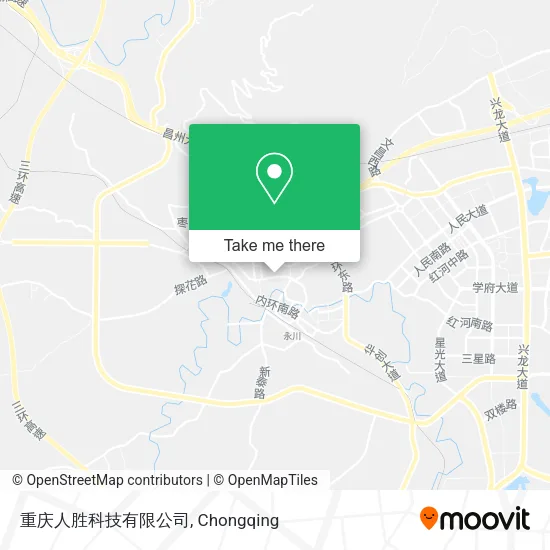 重庆人胜科技有限公司 map