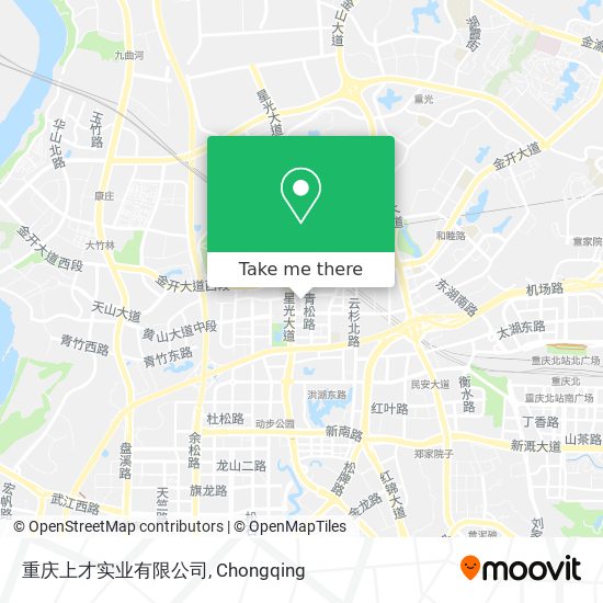 重庆上才实业有限公司 map