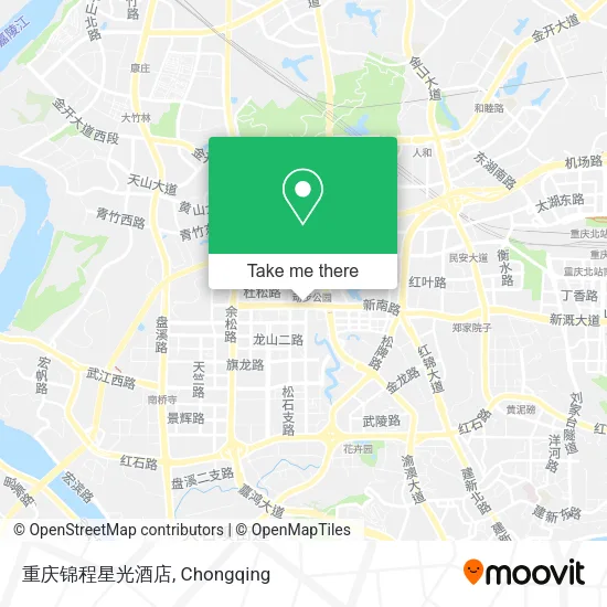 重庆锦程星光酒店 map