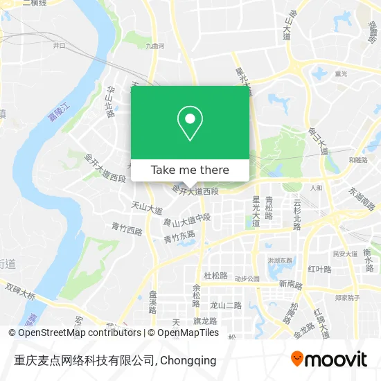 重庆麦点网络科技有限公司 map