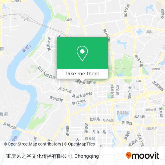 重庆风之谷文化传播有限公司 map