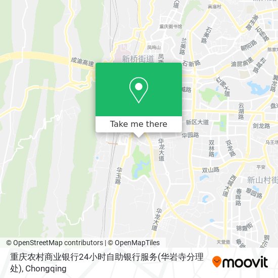 重庆农村商业银行24小时自助银行服务(华岩寺分理处) map