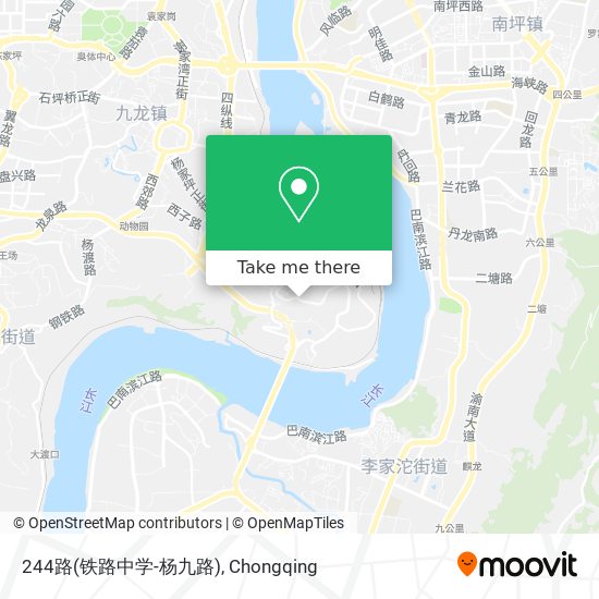 244路(铁路中学-杨九路) map